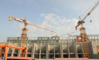 江西贛江新干航電樞紐工程首臺(tái)機(jī)組轉(zhuǎn)子吊裝完成