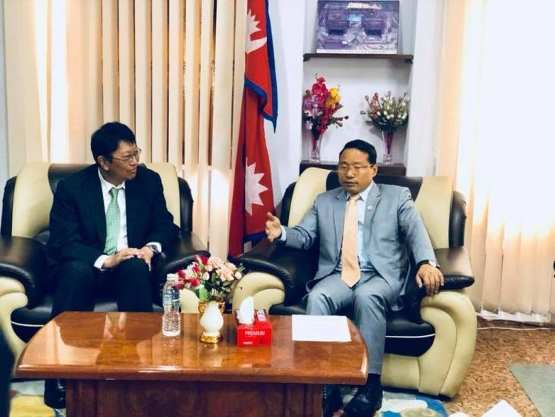 潘部長(zhǎng)敦促日本投資尼泊爾的能源部門(mén)