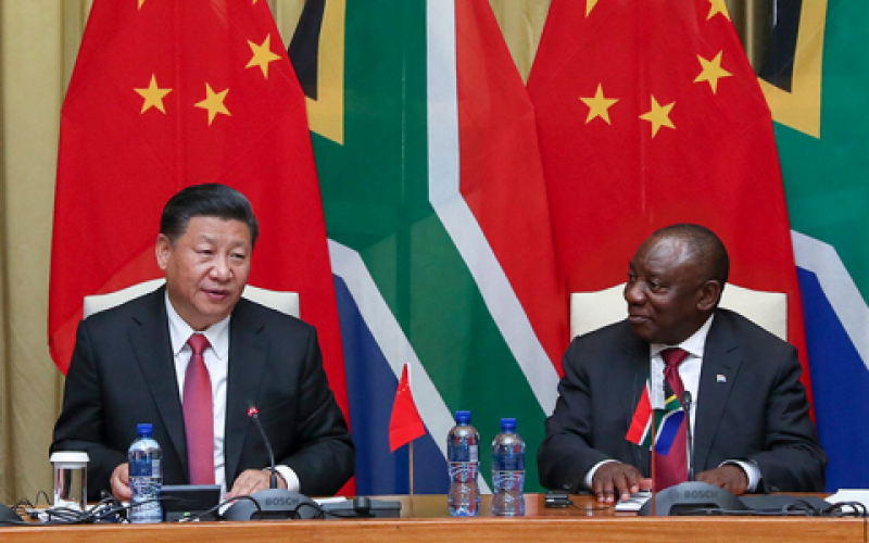 習(xí)近平同南非總統(tǒng)會(huì)談：加強(qiáng)在“一帶一路”和中非合作論壇框架內(nèi)合作