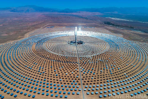 中國(guó)電建承建的世界最大塔式光熱電站成功并網(wǎng)