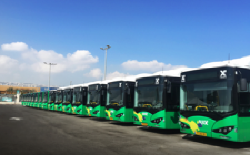比亞迪將電動(dòng)公交車(chē)送往耶路撒冷