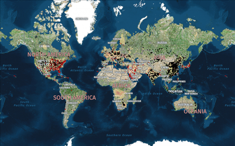 遠(yuǎn)超中國印度和美國的地區(qū)，南非姆普馬蘭加成全球最大的二氧化氮（NO2）空氣污染區(qū)