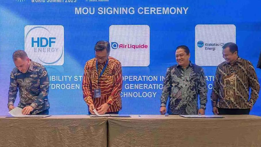 印尼三企簽署氫燃料電池發(fā)電合作備忘錄 推進(jìn)清潔能源轉(zhuǎn)型