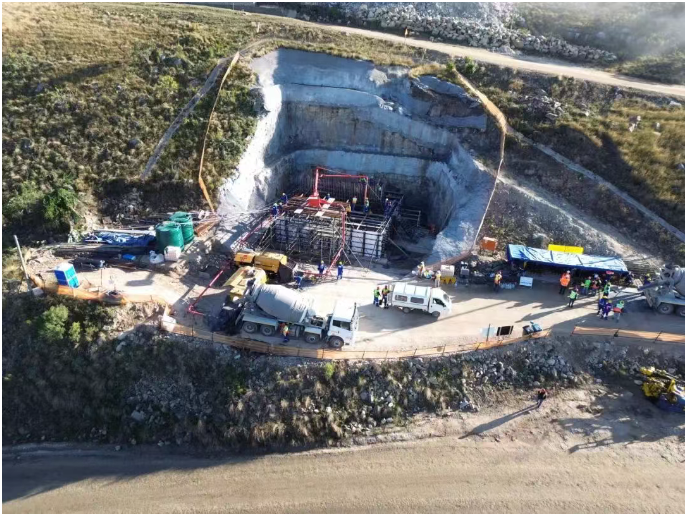 南非Mtentu大橋項目P10擴大基礎(chǔ)順利完成澆筑