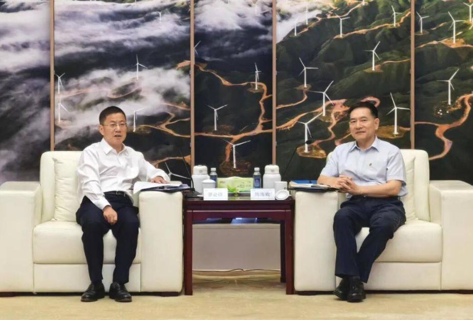 中國能建羅必雄拜訪國家電投黨組成員、副總經(jīng)理陳海斌