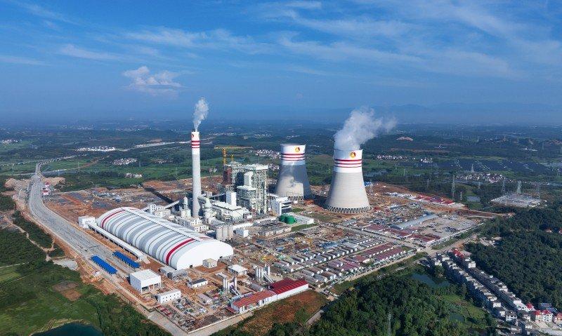 江西贛能上高2×1000兆瓦清潔煤電項(xiàng)目1號(hào)機(jī)組正式投運(yùn)