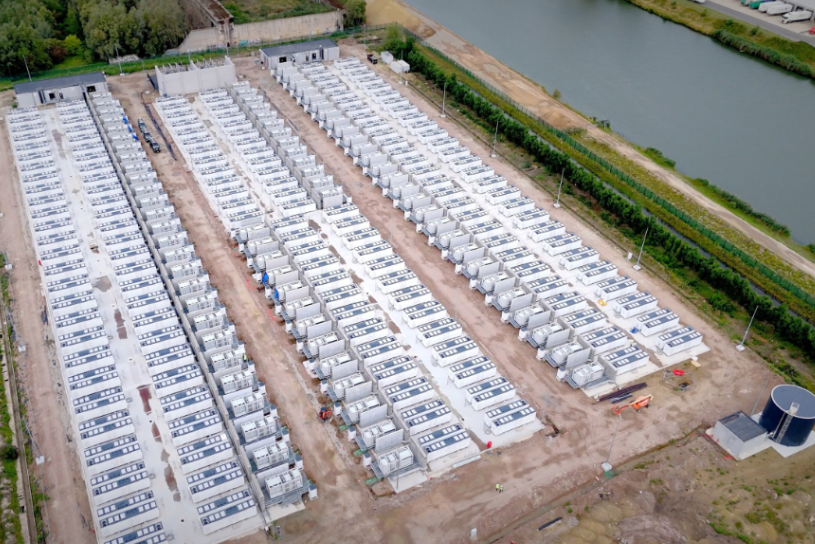 比利時維爾福德大型電池儲能項目完成首階段建設(shè)