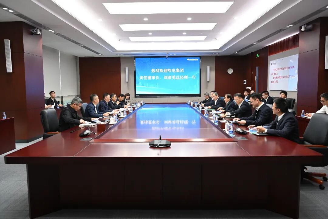 南方電網(wǎng)與哈電集團高層會談