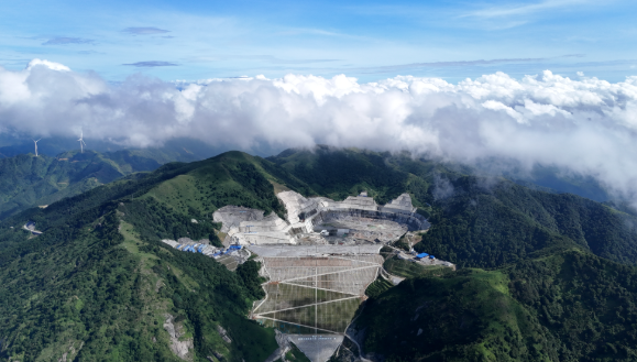 廣西首座抽水蓄能電站上水庫(kù)開(kāi)始蓄水